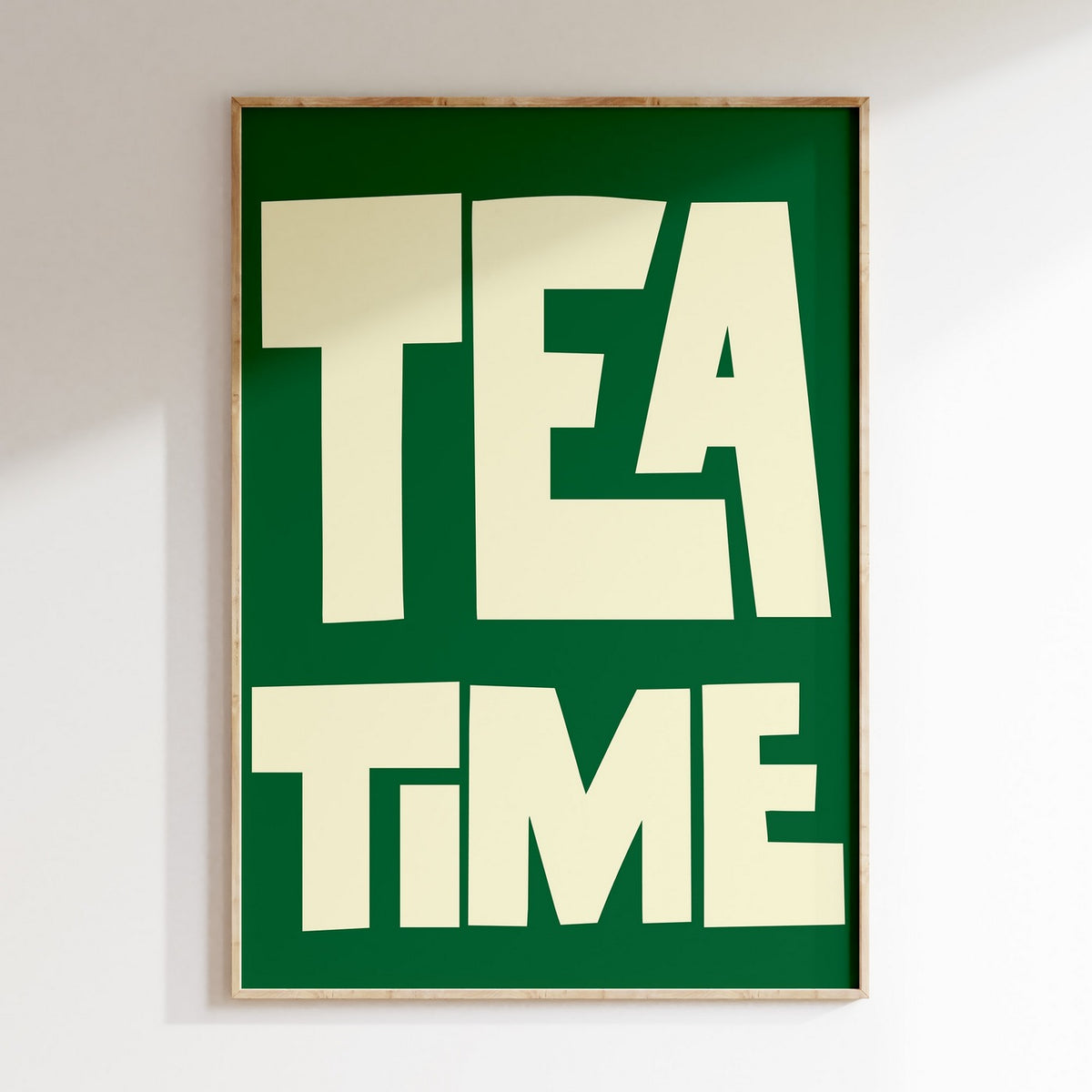 Kitchen - Affiche Tea Time - Vert