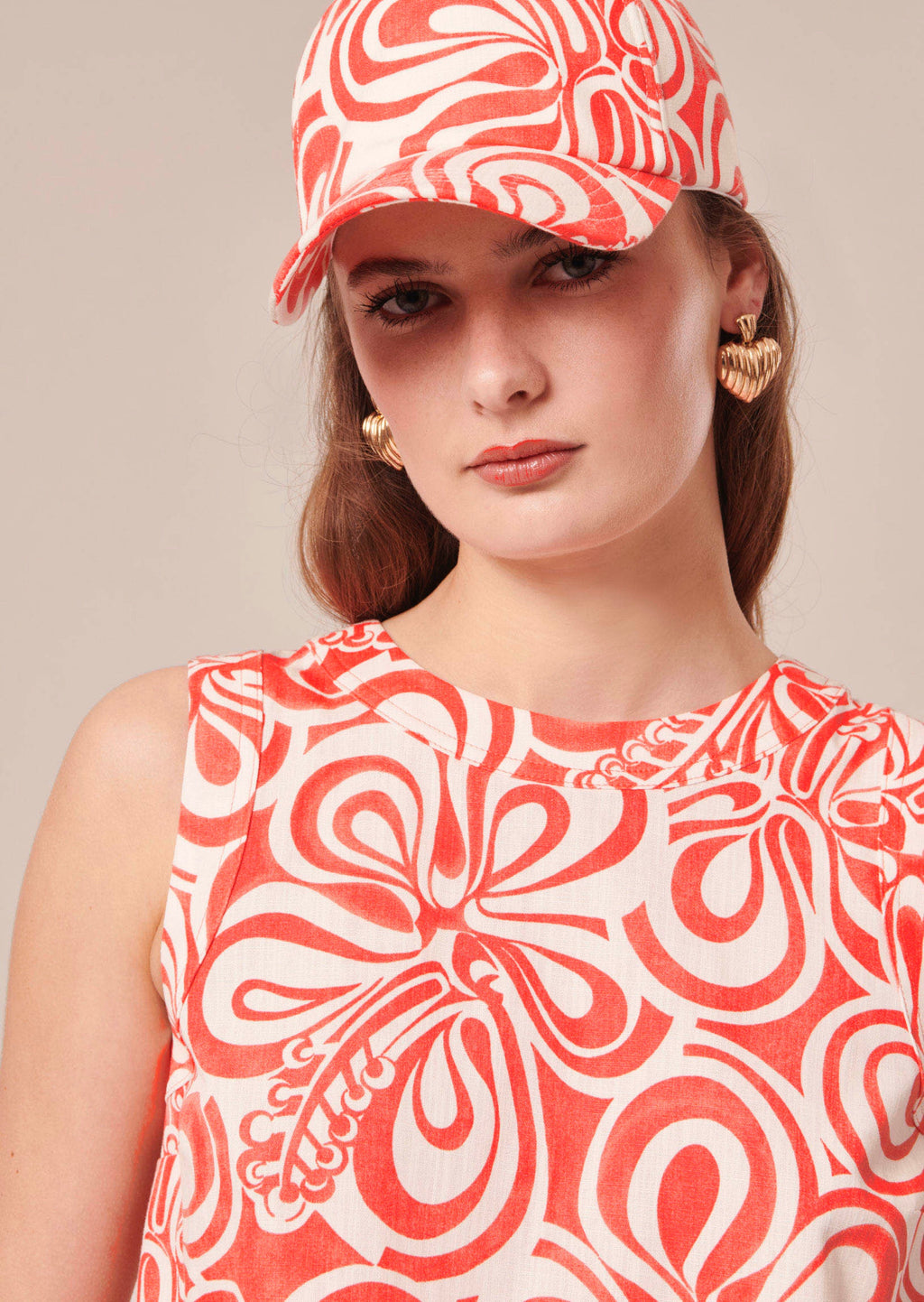 Casquette Carole - Corail