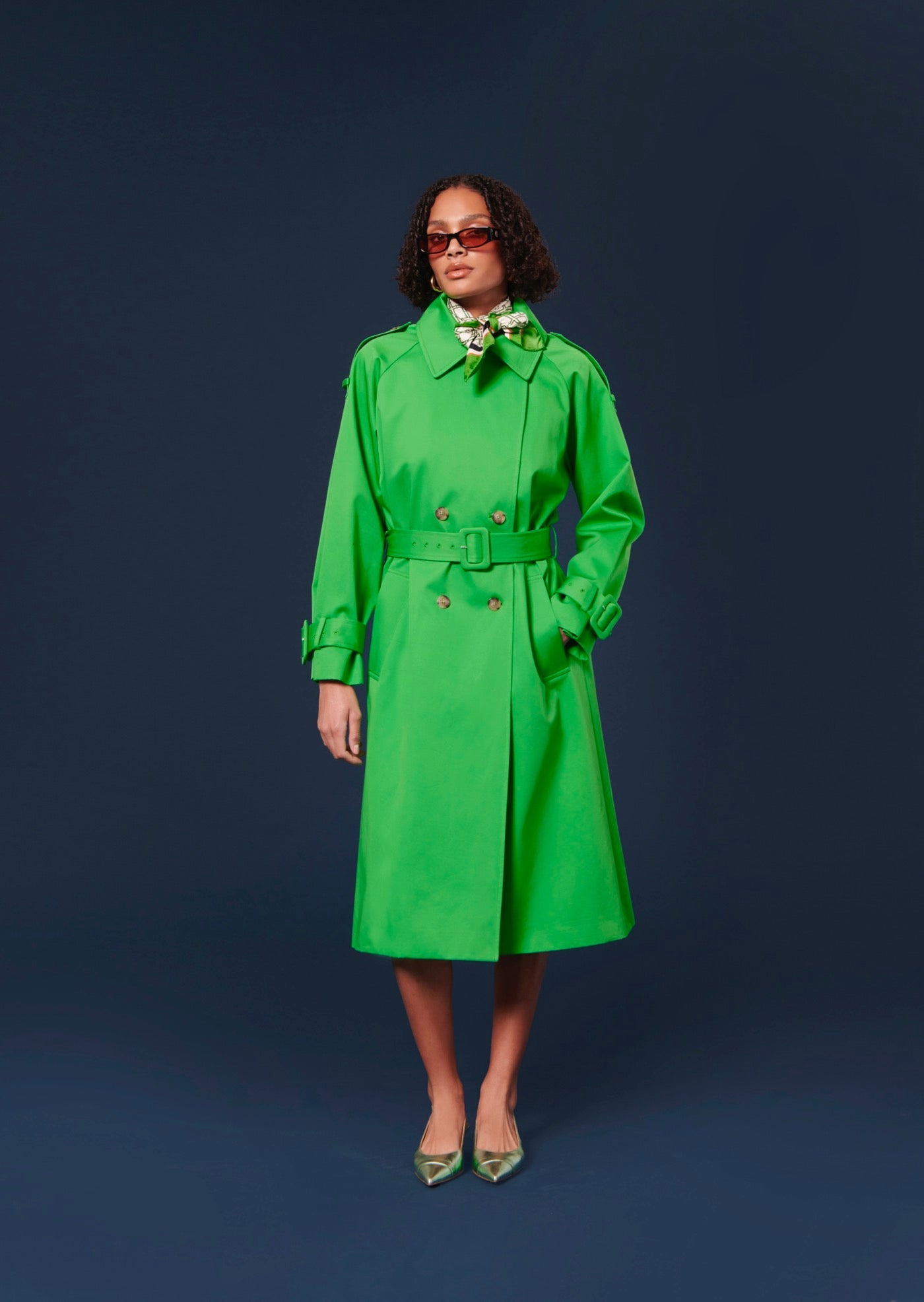 Trench-Coat Ivan - Vert