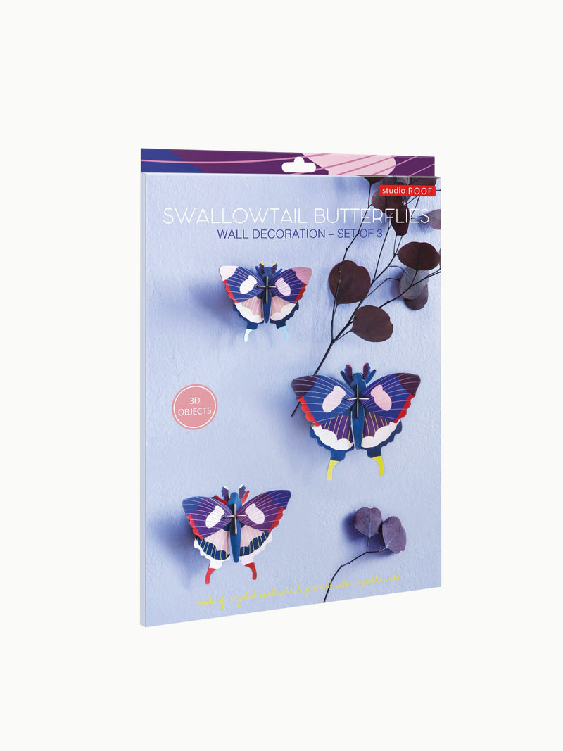 Swallowtail Butterflies - Set De 3