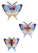 Plum Fringe Butterflies - Set De 3