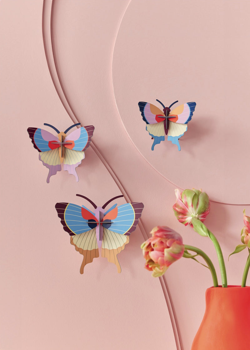 Plum Fringe Butterflies - Set De 3