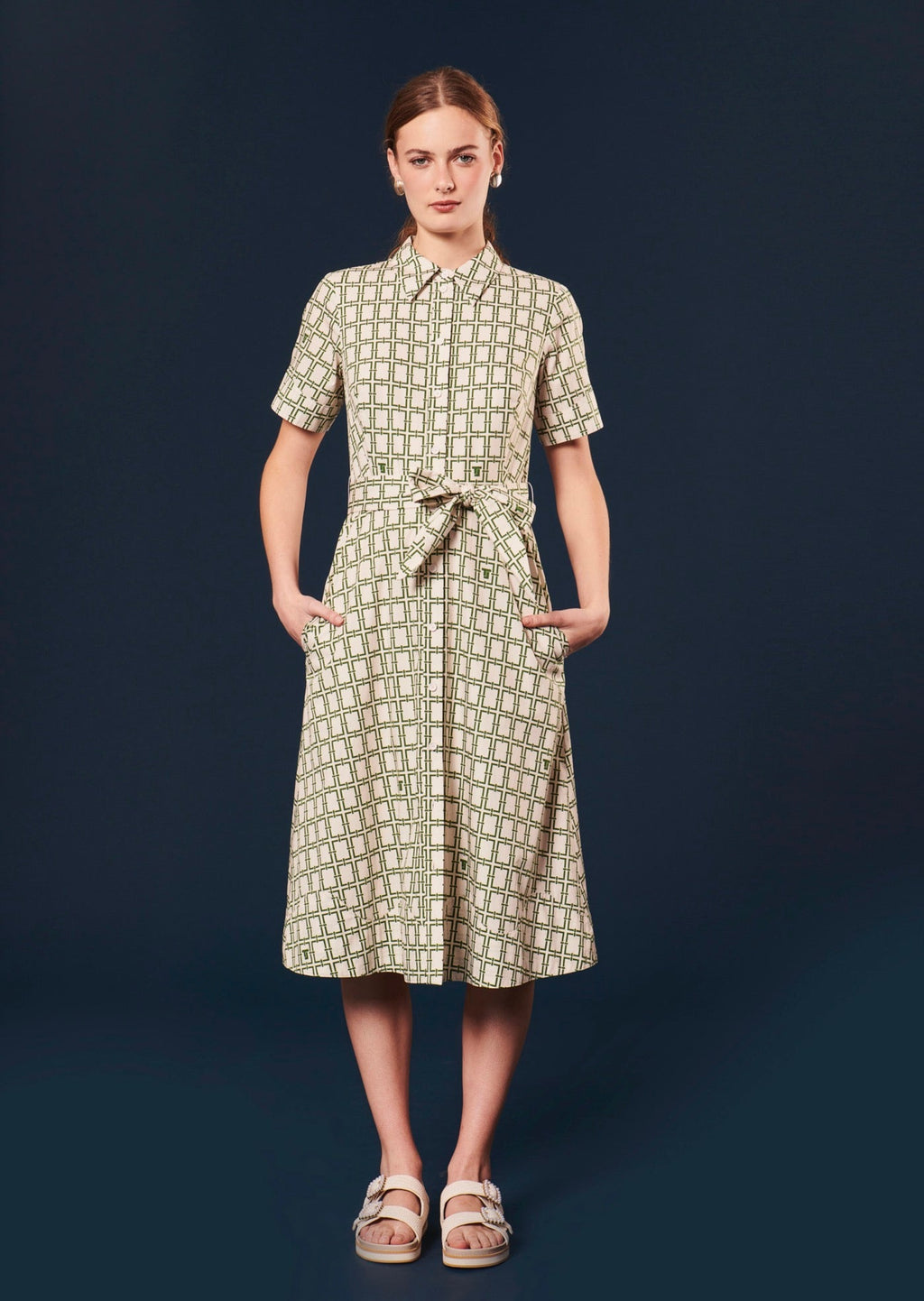 Robe Retronie - Ecru