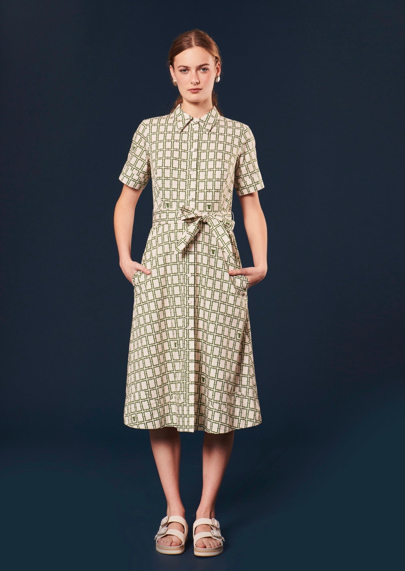 Robe Retronie - Ecru
