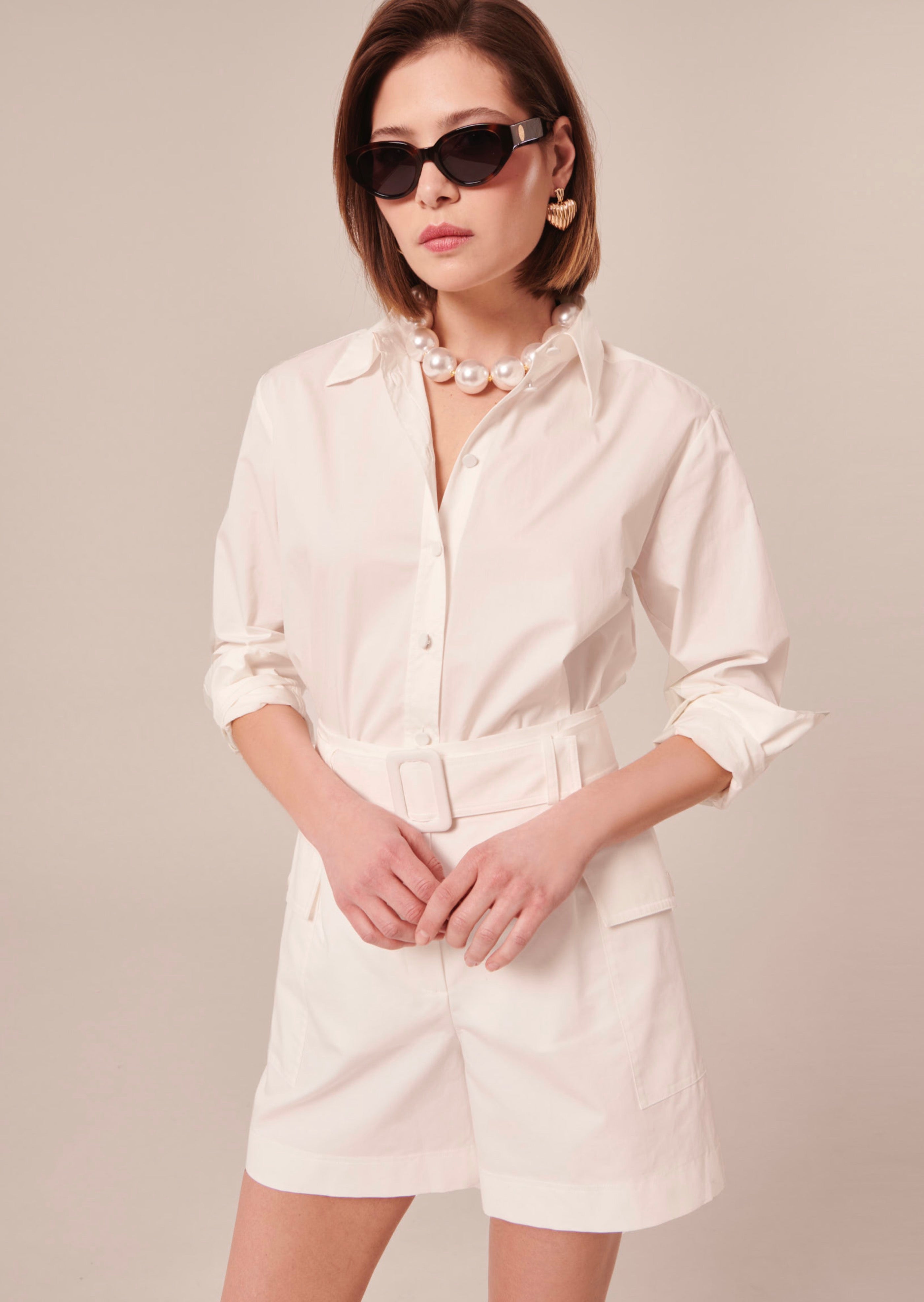Sylviane Short - White