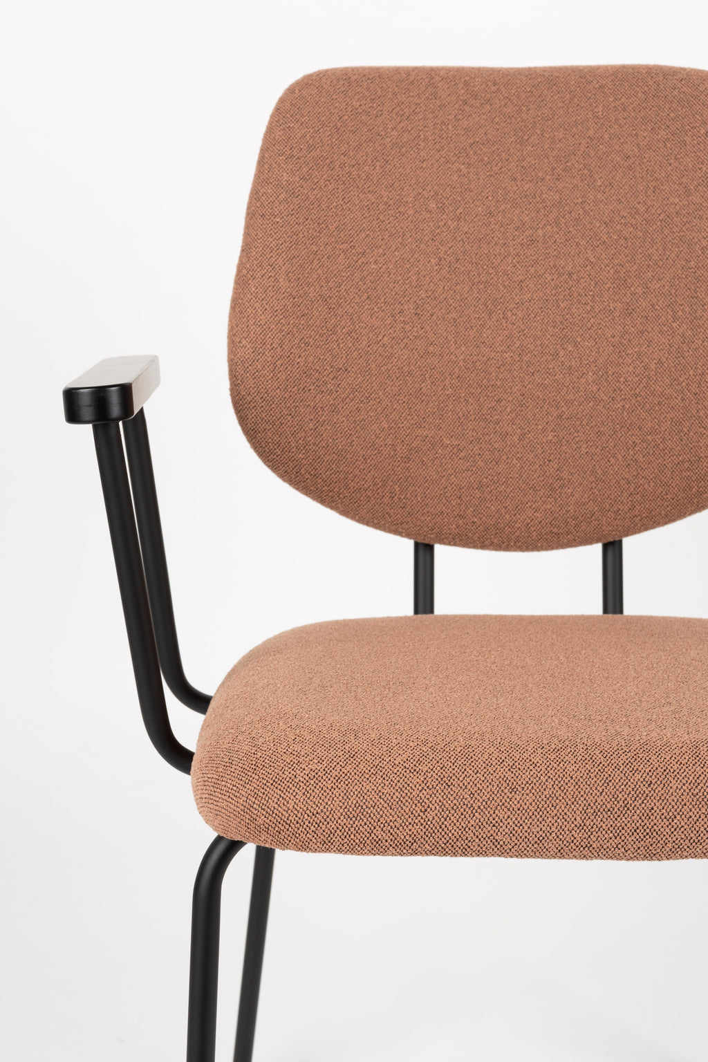 Zelo - Fauteuil De Salle À Manger - Métal - Rose