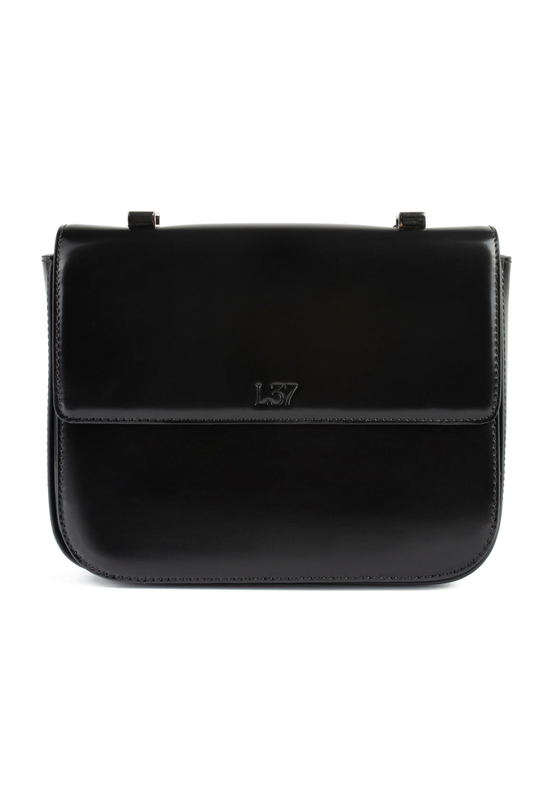 Bolso Chica En El Espejo - Negro