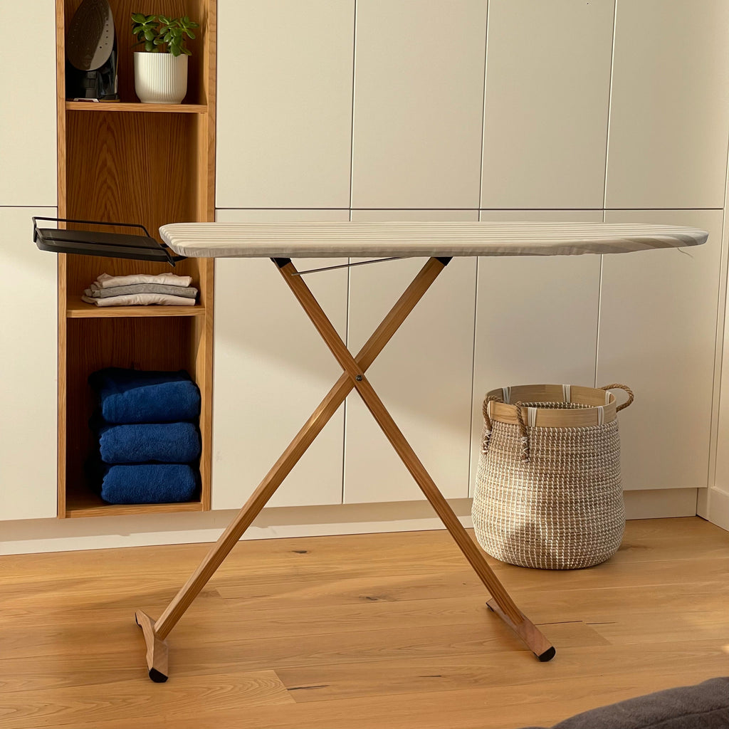 Nubar Wooden Ironing Board - 130Cm - Beige