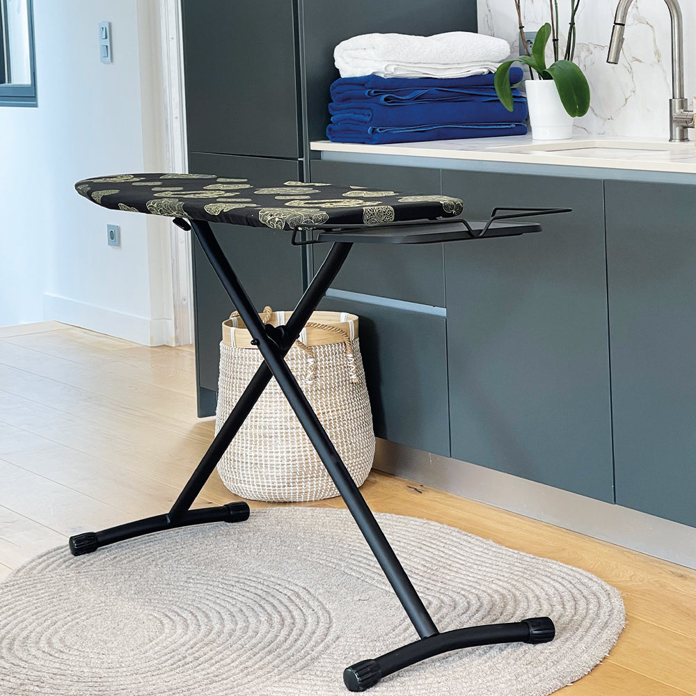 Table À Repasser Repose Fer Utah - 125Cm - Noir