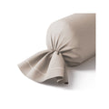 Percale Unie - Bolster Pillowcase - Taupe Grey