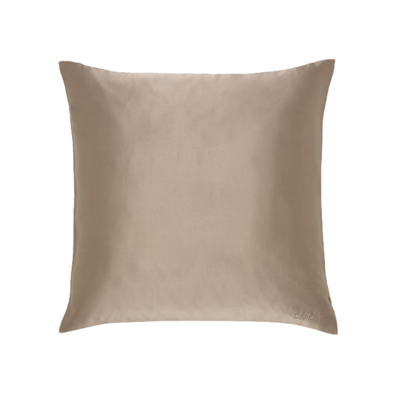 La Taie D'Oreiller En Soie - Taupe