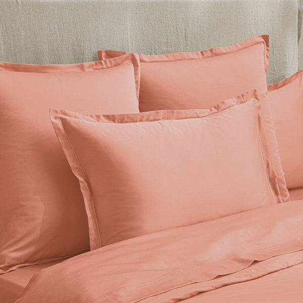 Plain Sateen - Pillowcase - Rust