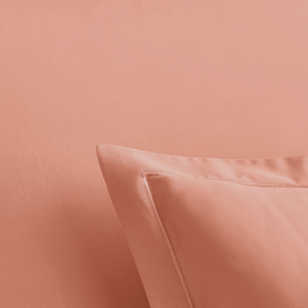 Plain Sateen - Pillowcase - Rust
