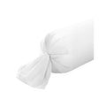 Plain Sateen - Bolster Pillowcase - White