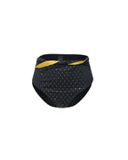 Samba Bikini Bottoms - Black Small Polka Dots