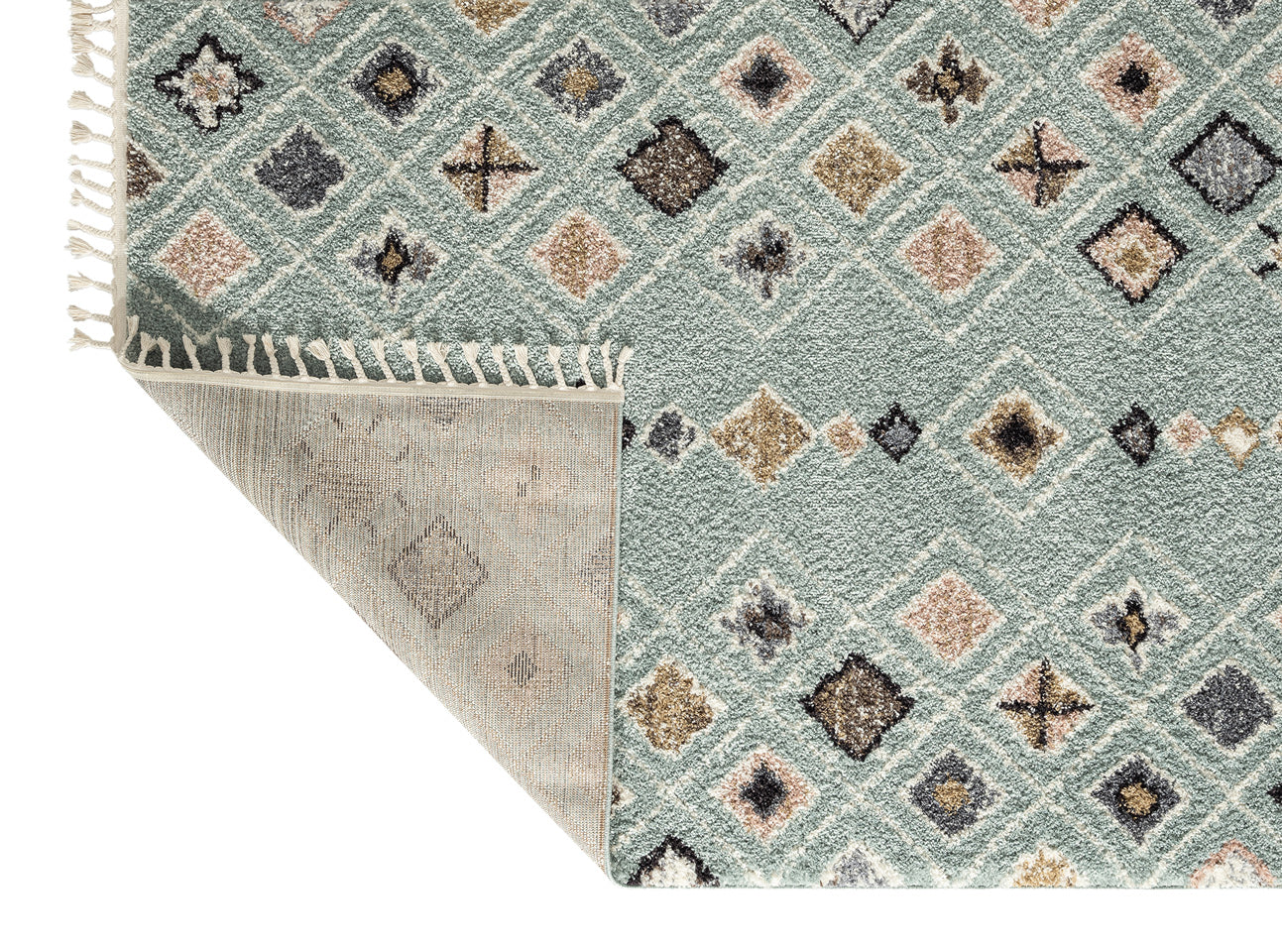 Delya - Tapis D'Intérieur - Polypropylène - Turquoise