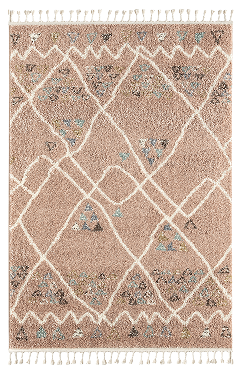 Delya - Tapis D'Intérieur - Polypropylène - Rose