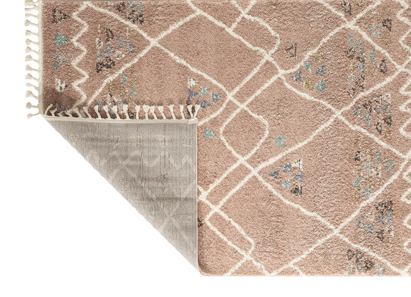 Delya - Tapis D'Intérieur - Polypropylène - Rose