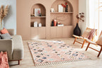 Delya - Tapis D'Intérieur - Polypropylène - Rose