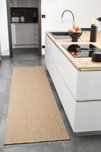 Natural jute effect chevron rug Nazar rugs