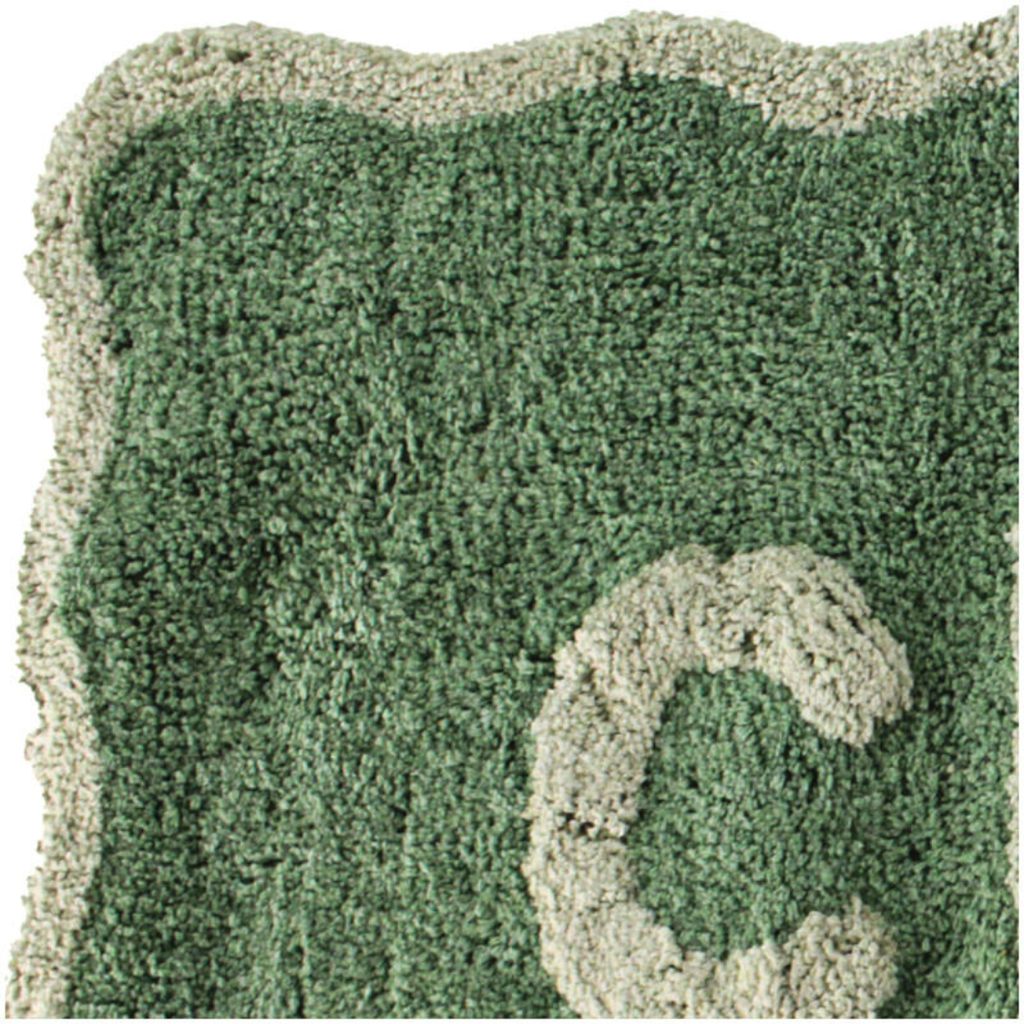 Alfombra de baño "Ciao" verde
