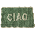 Alfombra de baño "Ciao" verde