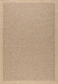Tapis effet jute naturel uni marron Nazar rugs