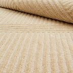 Alfombra interior pelo gofrado beige de Nazar rugs