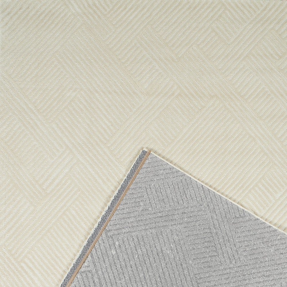 Alfombra interior pelo gofrado crema Nazar rugs
