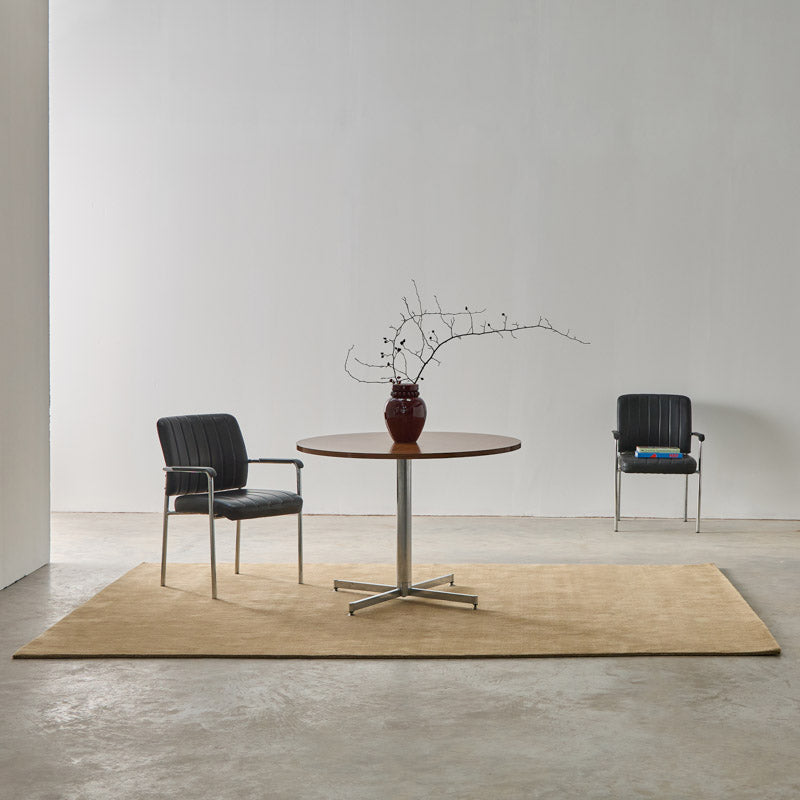 Tapis 100% Laine Nouvelle-Zélande - Châtaigne