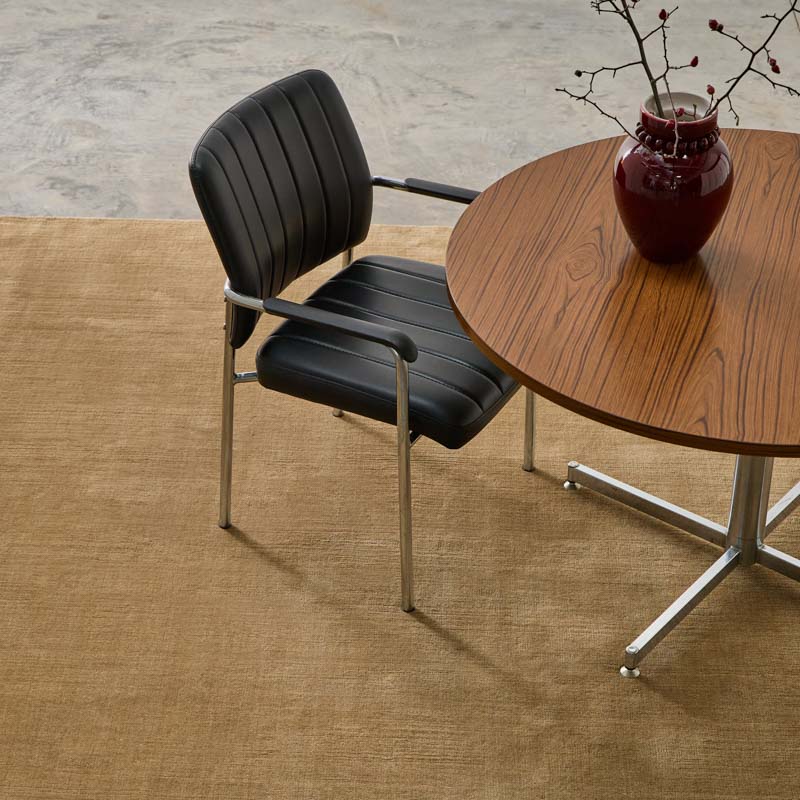 Tapis 100% Laine Nouvelle-Zélande - Châtaigne