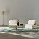 Tapis 100% Laine Nouvelle-Zélande - Bleu Pâle