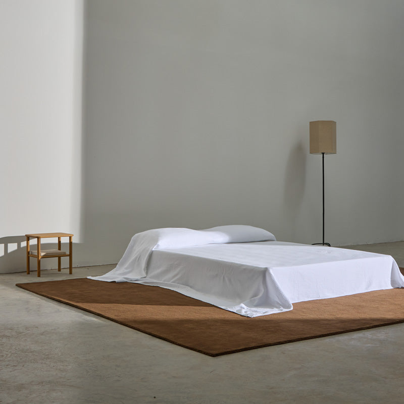 Tapis 100% Laine Nouvelle-Zélande - Cacao