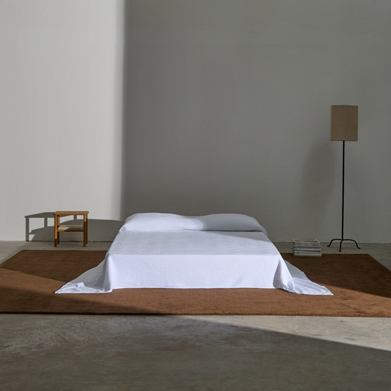 Tapis 100% Laine Nouvelle-Zélande - Cacao