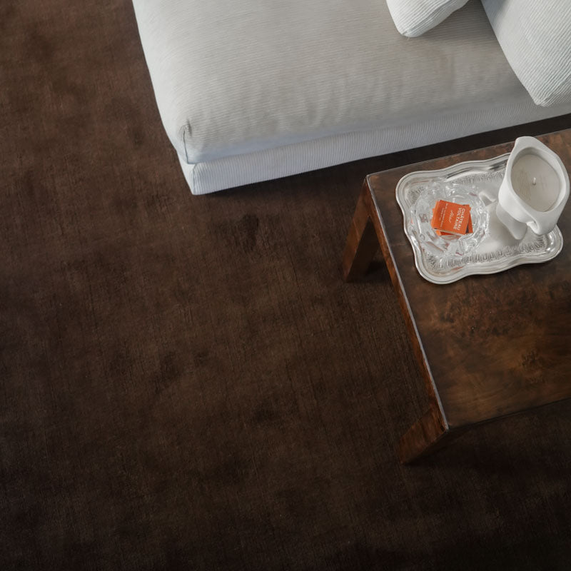 Tapis 100% Laine Nouvelle-Zélande - Cacao