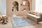 Blue washable rug Nazar rugs