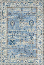 Blue washable rug Nazar rugs