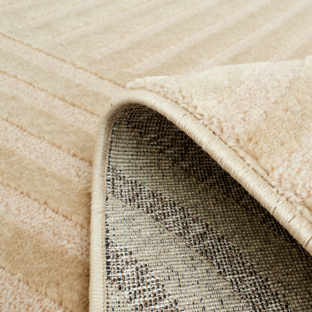 Alfombra Nazar rugs con motivos en relieve beige