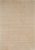 Alfombra Nazar rugs con motivos en relieve beige