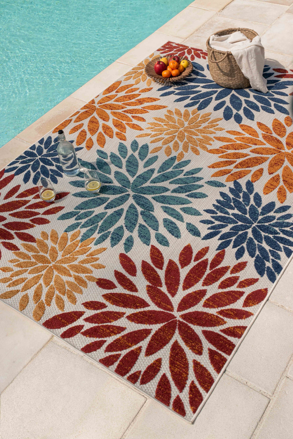 Nazar rugs floral pattern rug