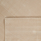Geometric pattern rug with raised pile beige Nazar rugs
