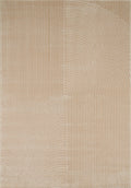 Geometric pattern rug with raised pile beige Nazar rugs