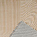 Geometric pattern rug with raised pile beige Nazar rugs