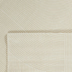 Alfombra pelo relieve geométrico crema Nazar rugs