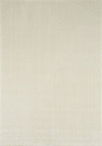 Alfombra pelo relieve geométrico crema Nazar rugs