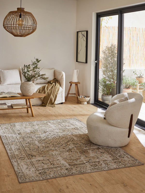 Carry - Indoor Rug - Printed Polyester - Khaki