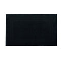 Rizo Liso - Alfombra de Baño - Negro