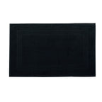 Rizo Liso - Alfombra de Baño - Negro