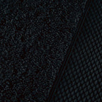 Rizo Liso - Alfombra de Baño - Negro