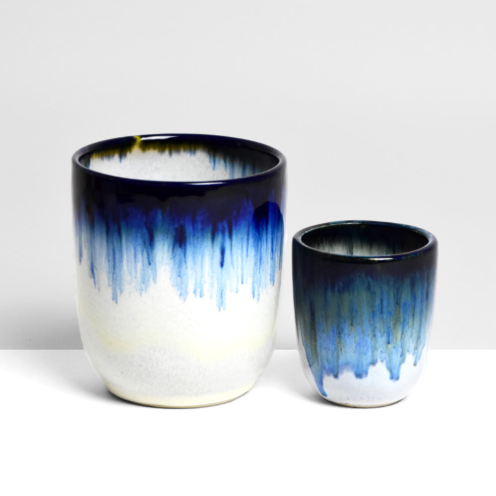 Set Of 4 Medium Cups - Royal Blue